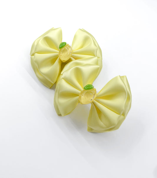 Double Layered Lemon Bow