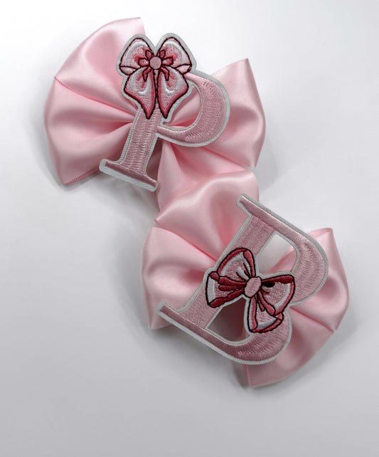 Bow Initial Single Piggy